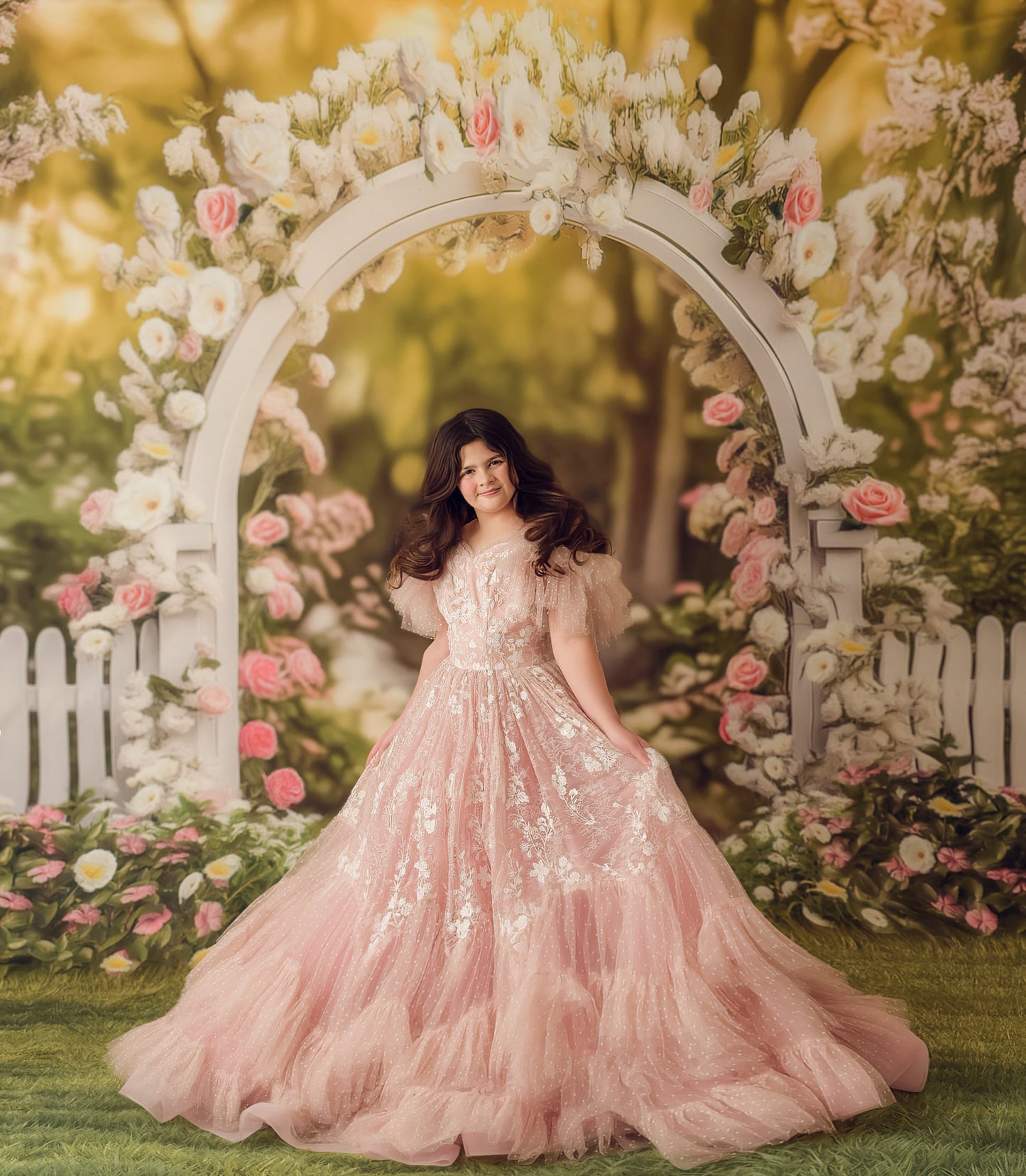 Rosewood Arch - With Sweep Option