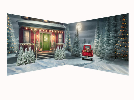 Merry Welcome Porch - Extra Lights 2pc Mini Room