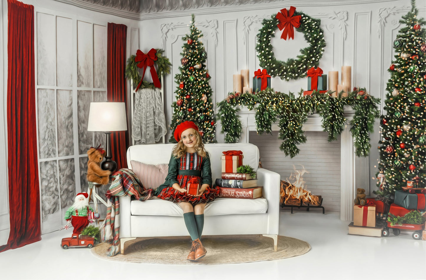 Classic Christmas Mantle