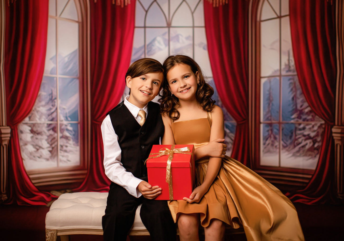 Holiday At The Abbey - Red Carpet Option - with Sweep Option