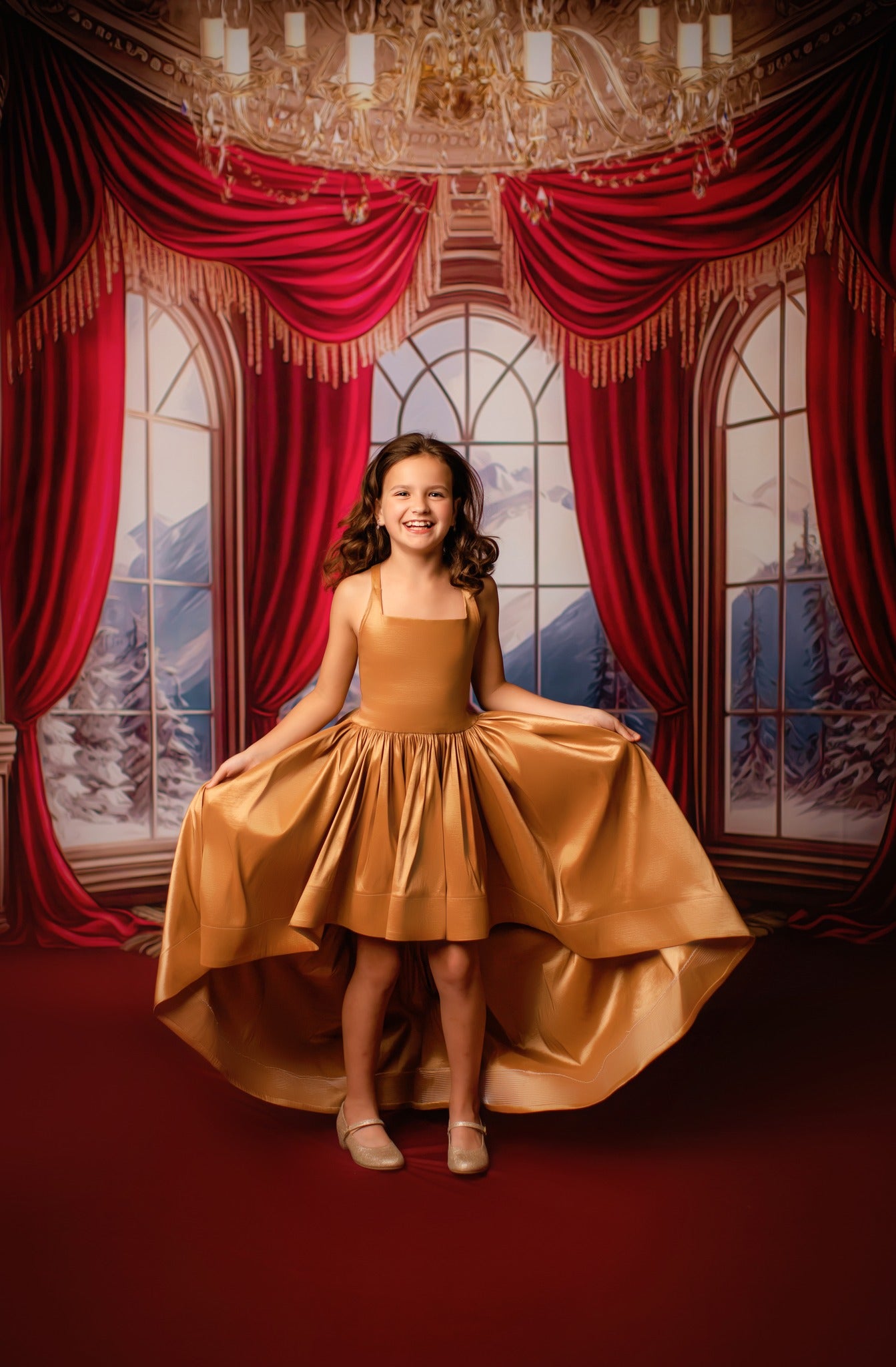 Holiday At The Abbey - Red Carpet Option - with Sweep Option