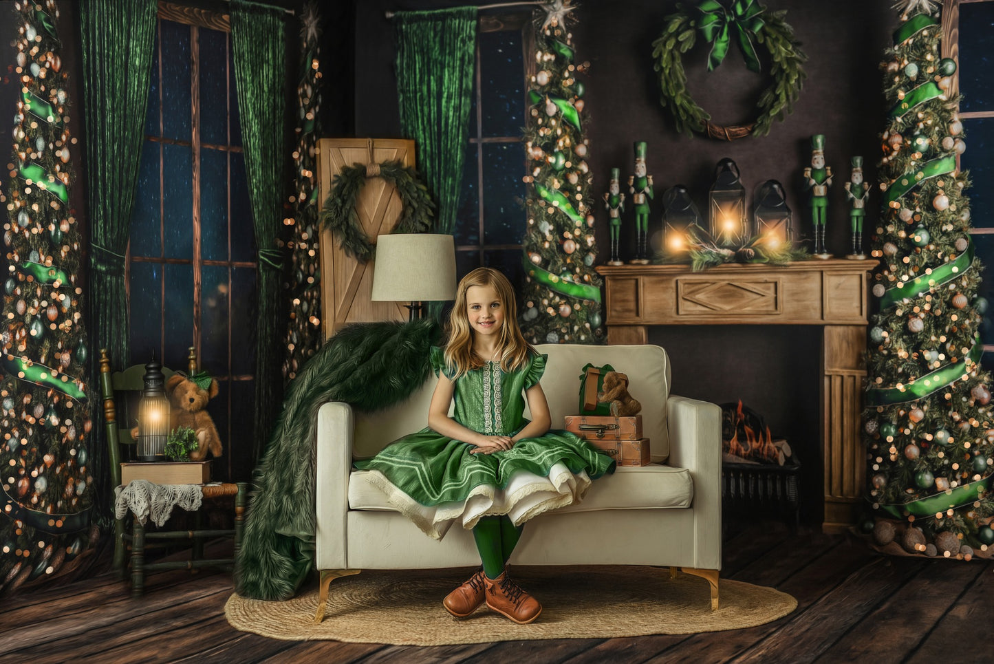 Gorgeous Greens Mantle - Room