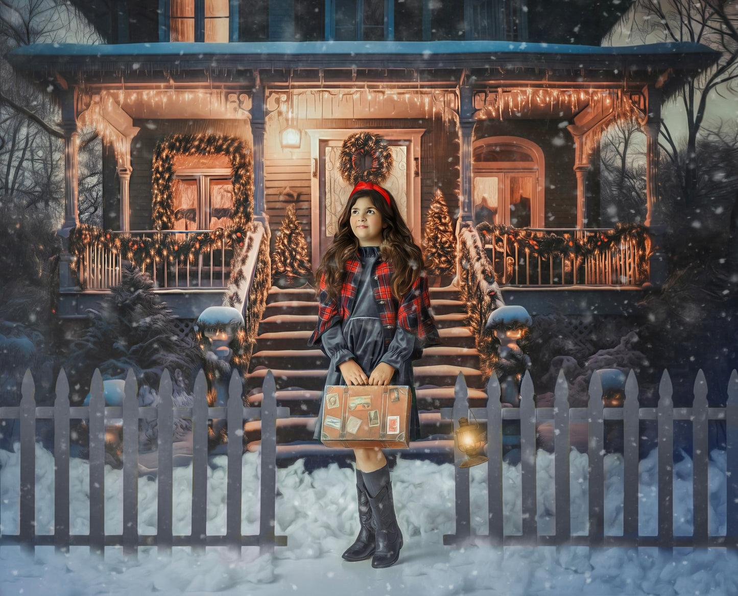 Front Porch Winter Nights