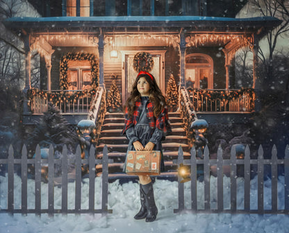 Front Porch Winter Nights