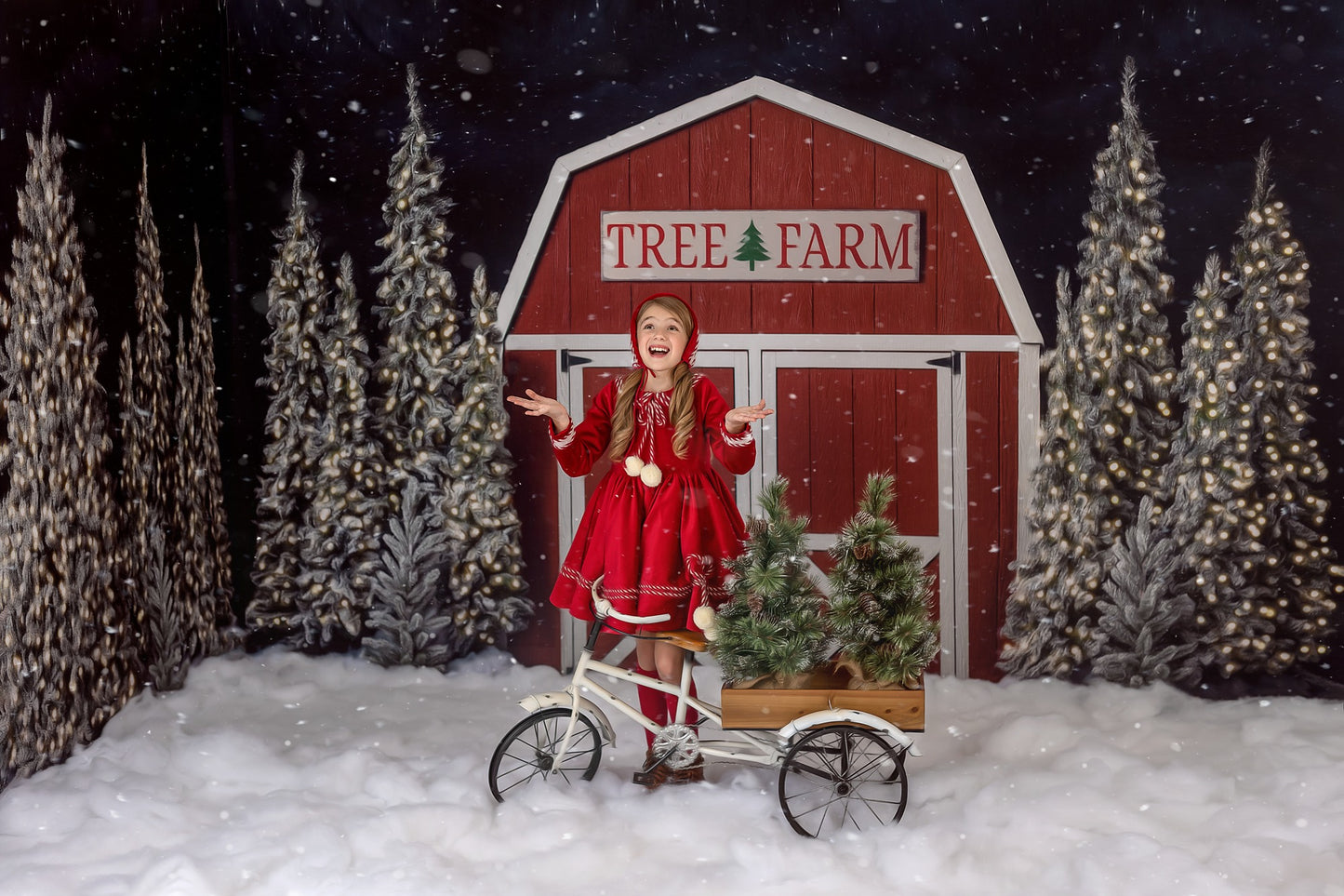 Tree Farm Barn Side Wall