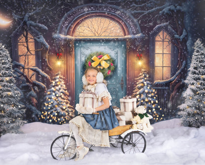 Home For The Holidays - Blue Door Option - with Sweep Option