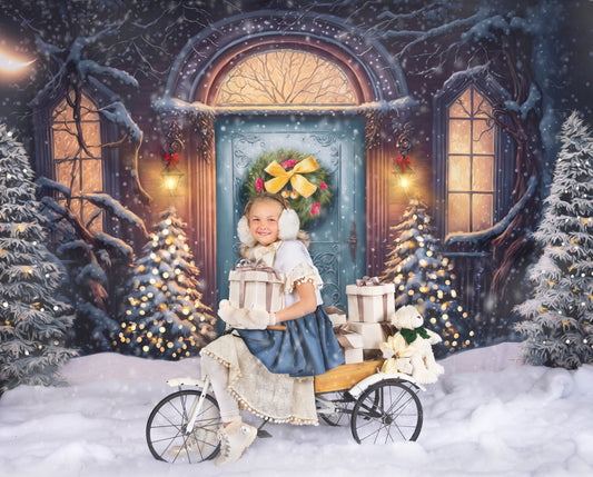 Home For The Holidays - Blue Door Option - with Sweep Option