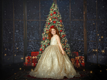 Red & Gold Bay Window