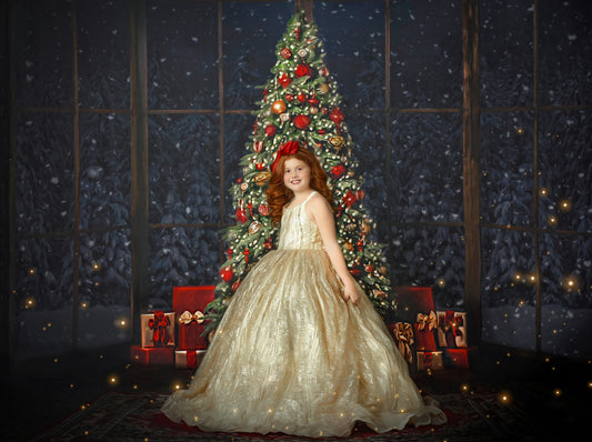 Red & Gold Bay Window