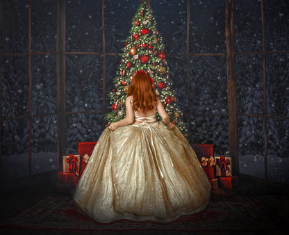 Red & Gold Bay Window