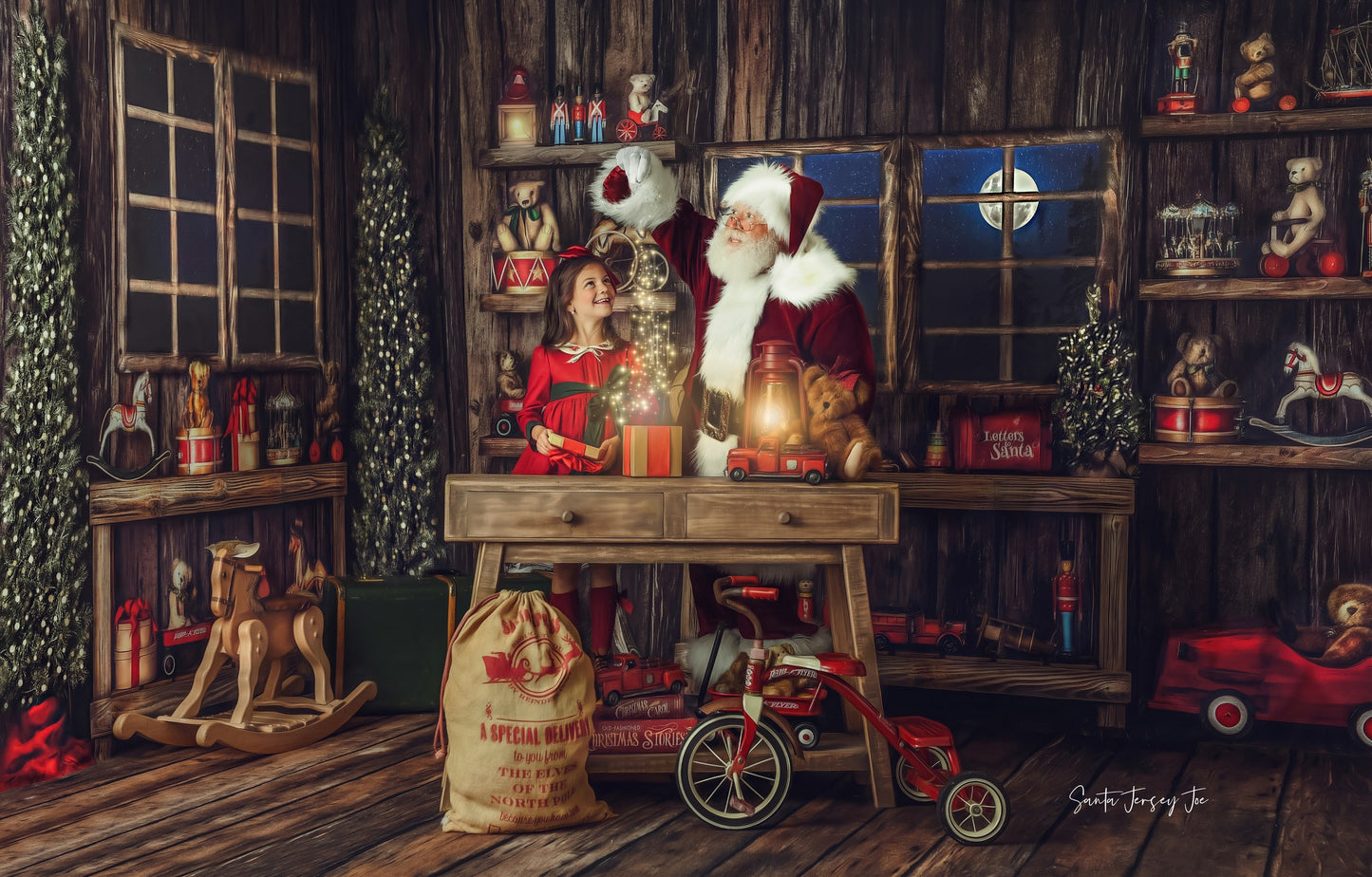 Santa's Rustic Workshop - Room