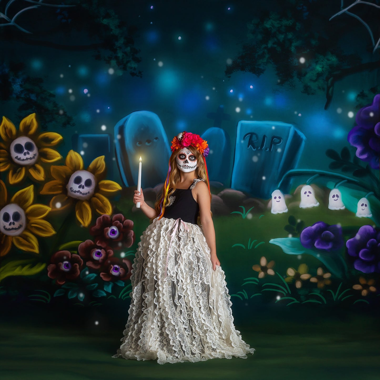 Ghoulish Graveyard - With Sweep Option