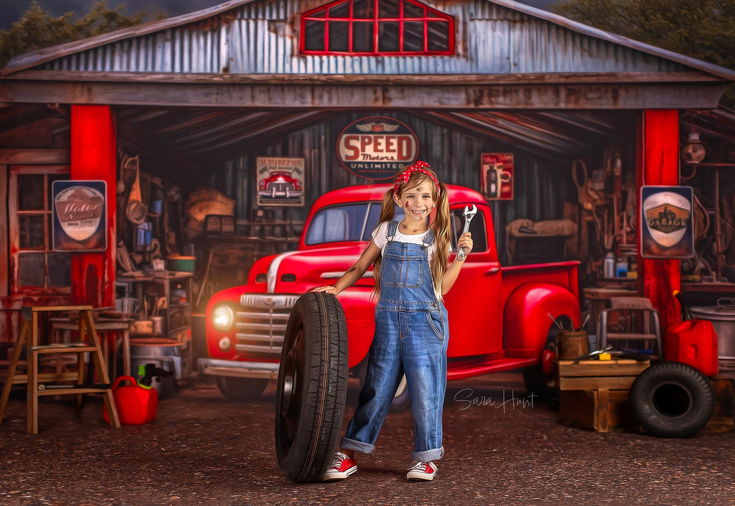 Old Time Station- With Sweep Option