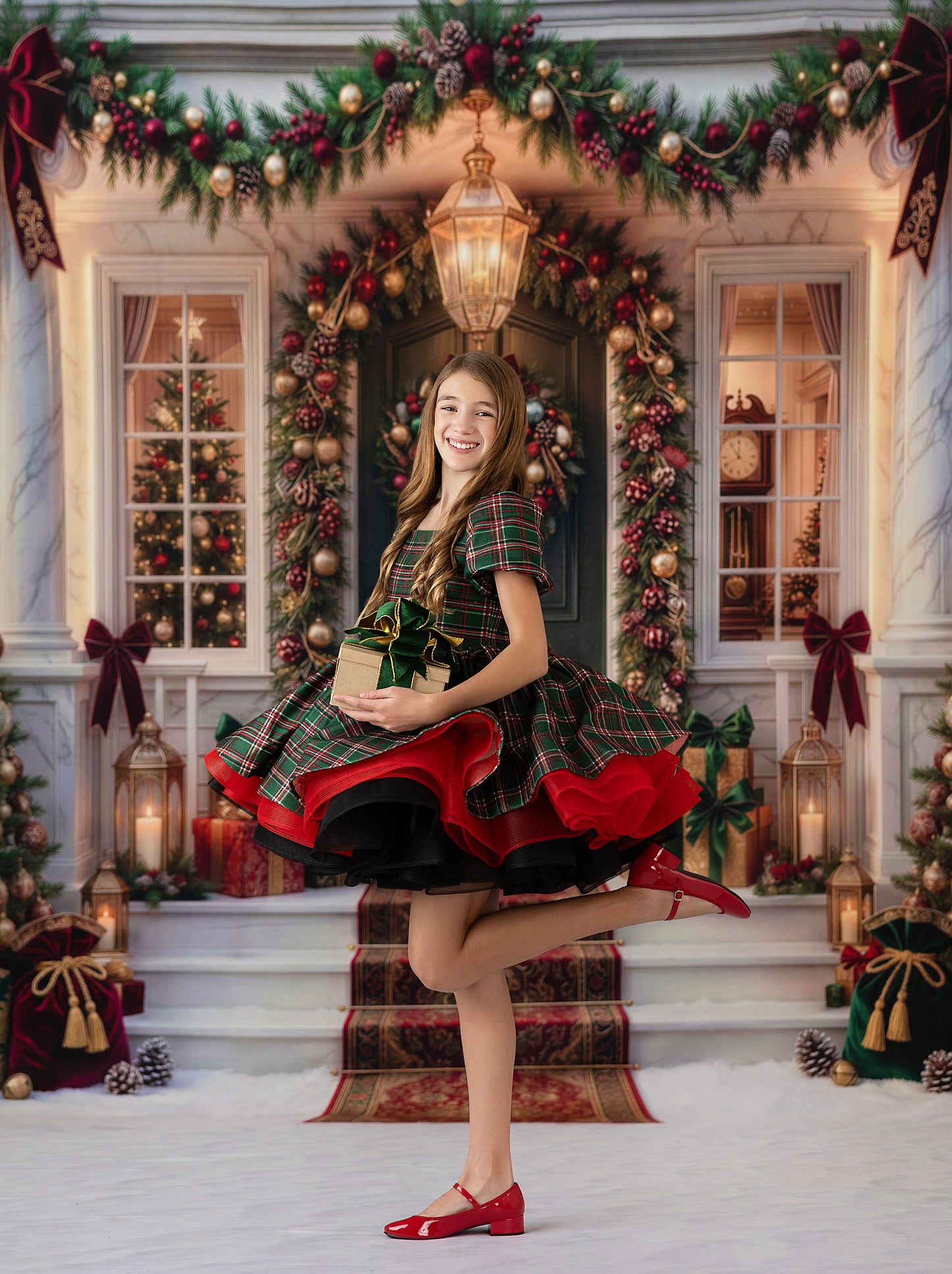 RTS Classic Christmas Estate - 9x14' Sweep - Value Luxe Fabric - New - 20% Off - Add To Cart for 56% Off Total!
