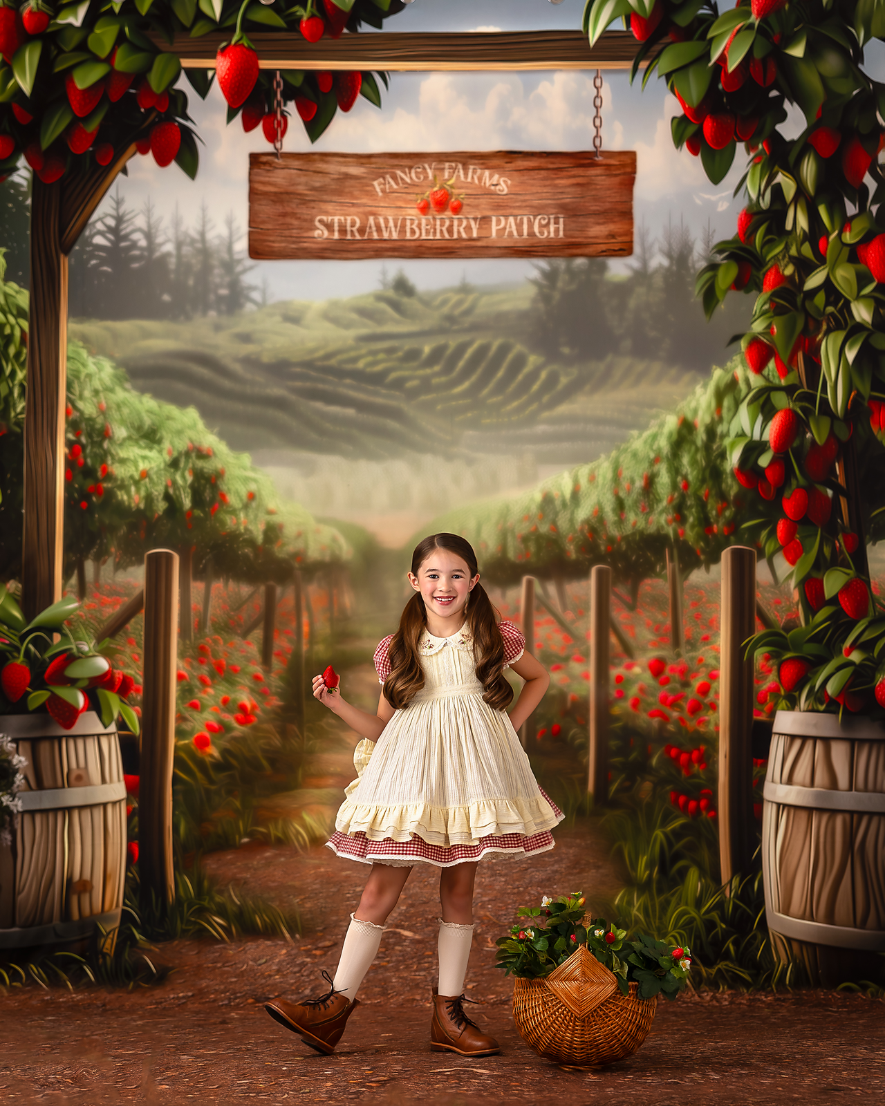 Fancy Farms Strawberry Patch - With Sweep Option