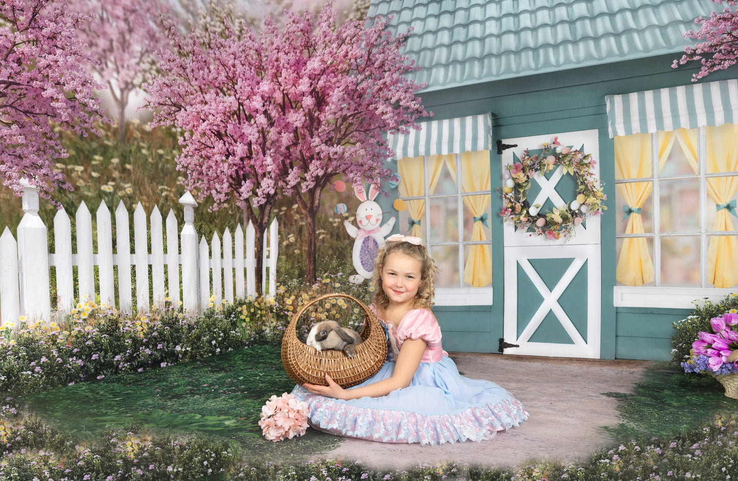 Spring in Bloom Bunny House