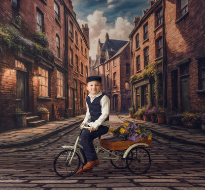 Grey Garrison Cobblestone Mat Floor