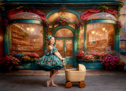 Beautiful Blooming Flower Shop - With Sweep Option