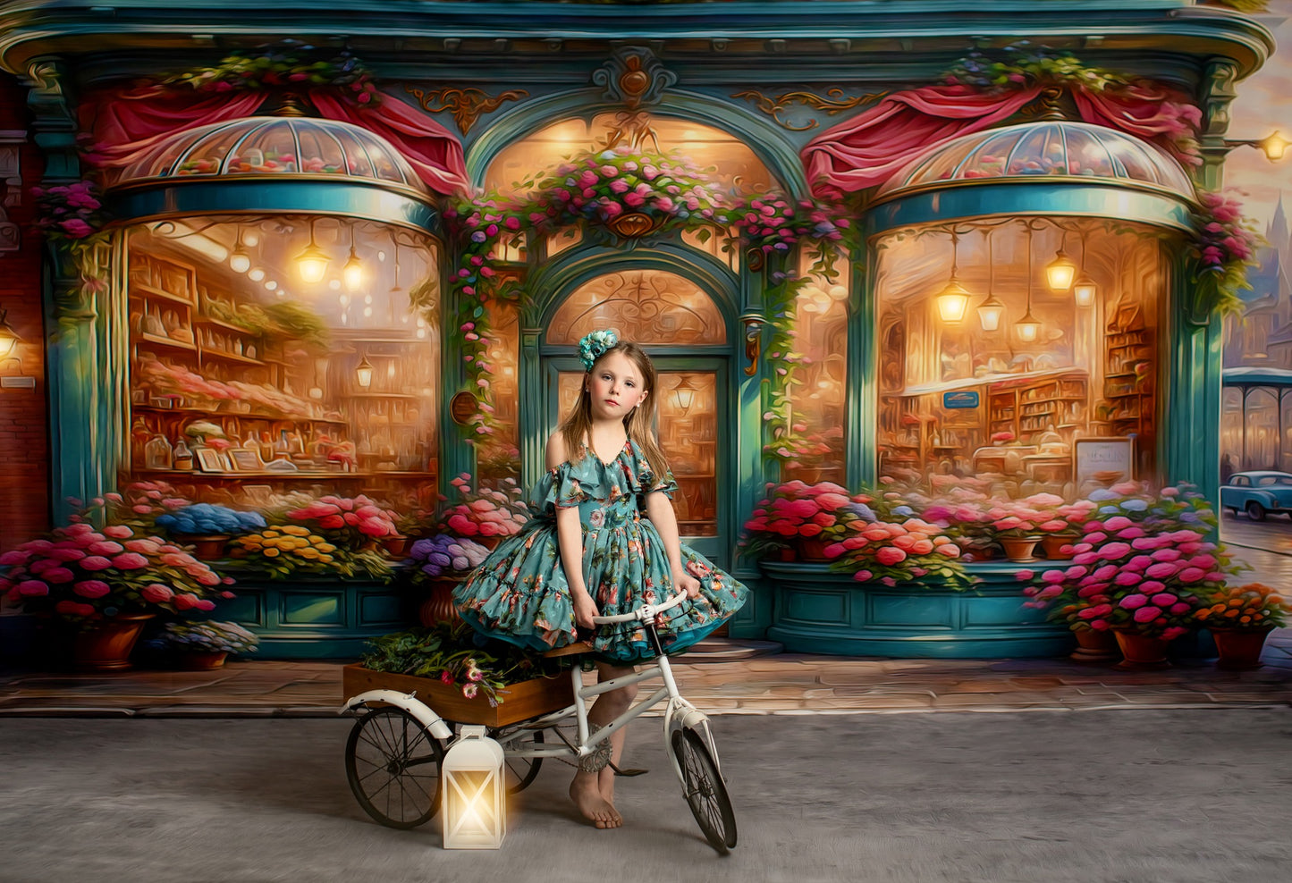 Beautiful Blooming Flower Shop - With Sweep Option