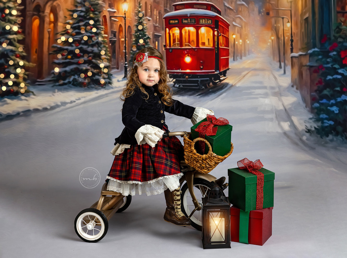 Jingle Bell Trolley - with Sweep Option