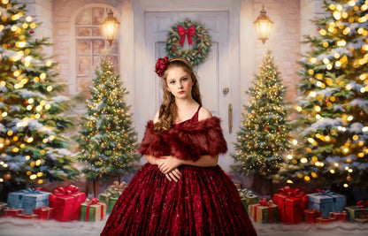 Snowy Doorstep Delight - With Sweep Option