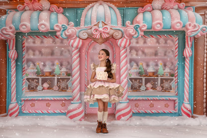 Pastel Gingerbread Store - With Sweep Option