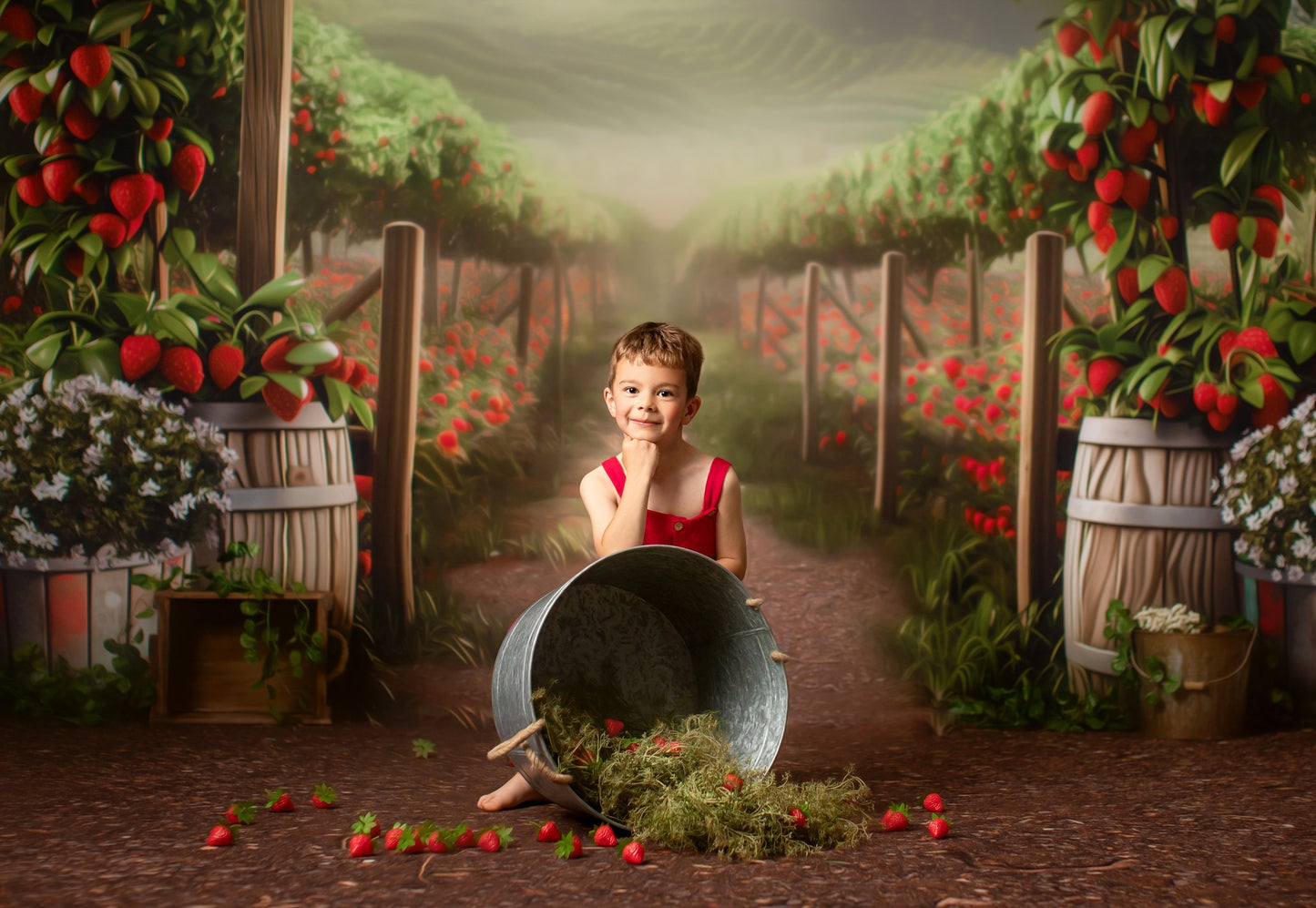 Fancy Farms Strawberry Patch - With Sweep Option