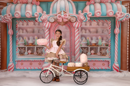 Pastel Gingerbread Store - With Sweep Option