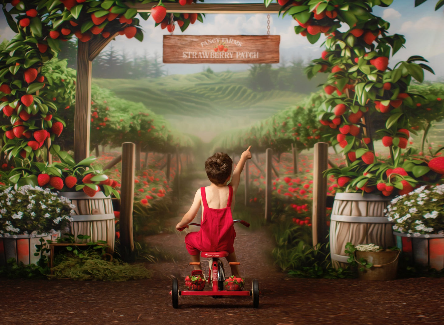 Fancy Farms Strawberry Patch - With Sweep Option