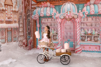 Pastel Gingerbread Store - With Sweep Option