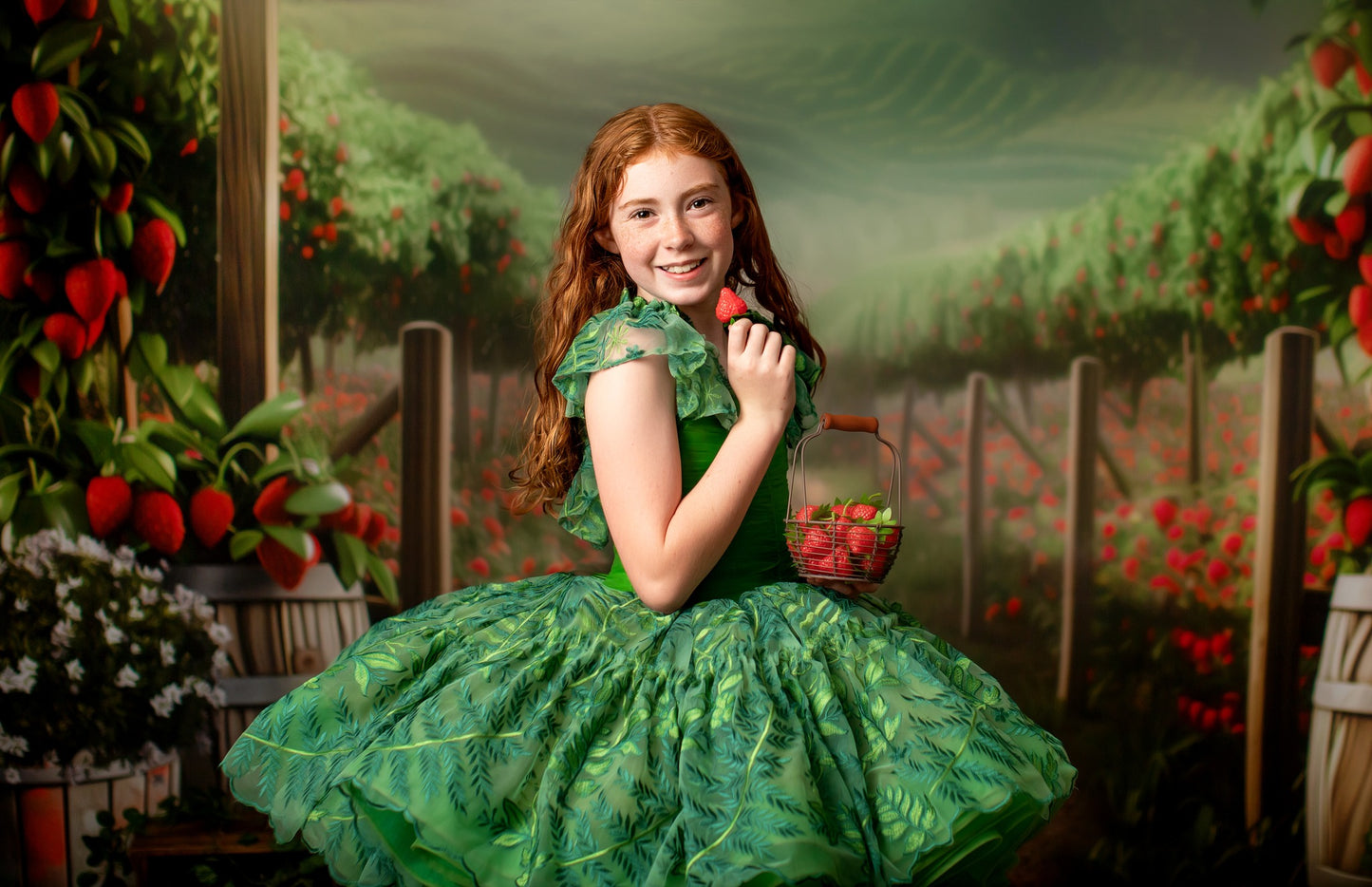 Fancy Farms Strawberry Patch - With Sweep Option