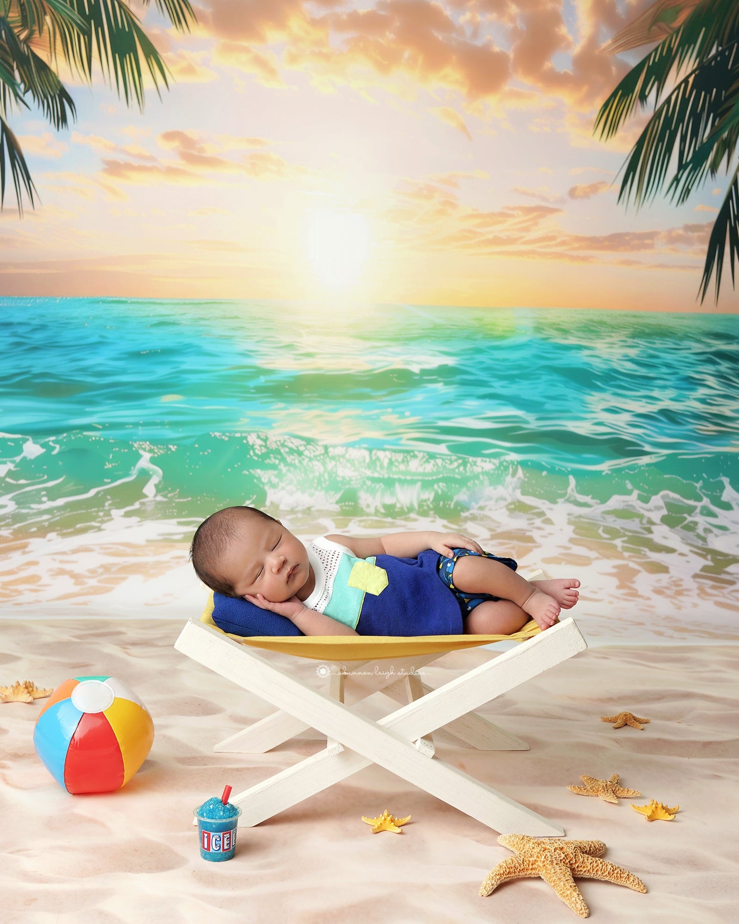 Tropical Beach Paradise 2pc Set