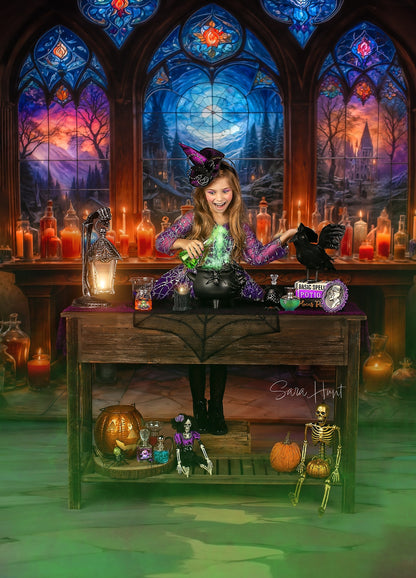 Mystic Potion Emporium - Cement Floor - With Sweep Option