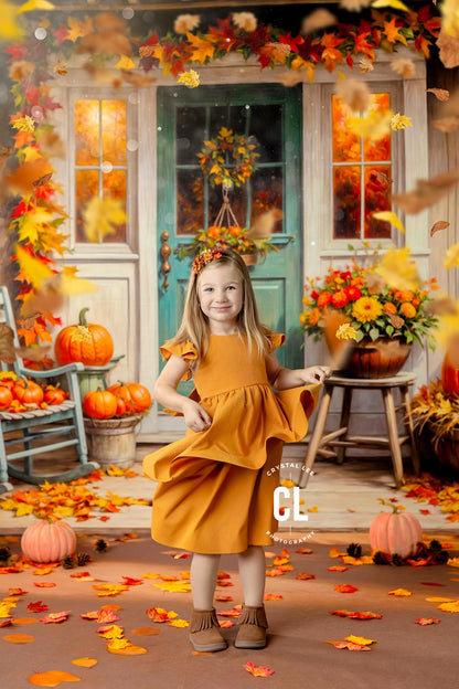 Charming Autumn Porch - With Sweep Option