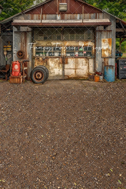 Old Rustic Garage - With Sweep Option