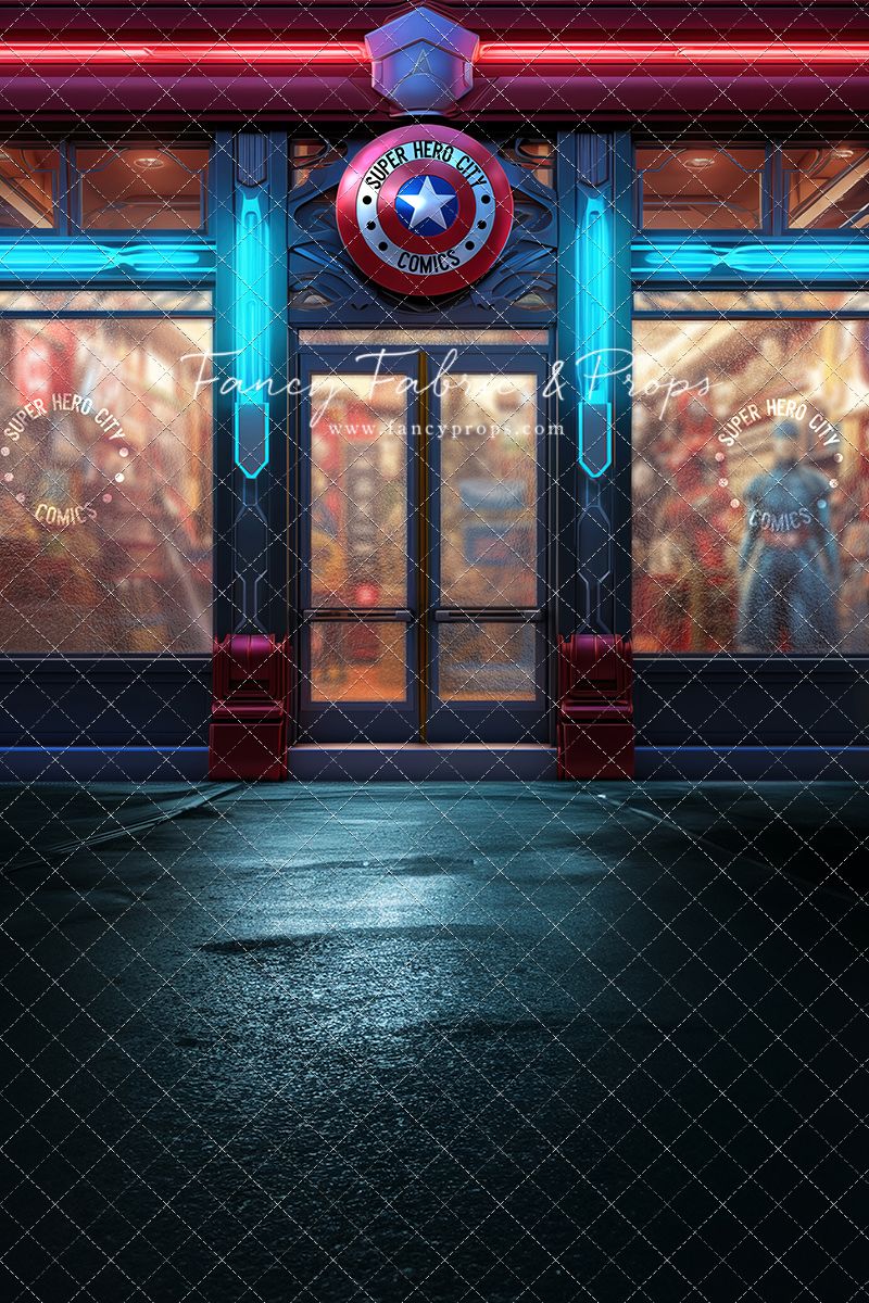 Super Hero City Comics - With Sweep Option