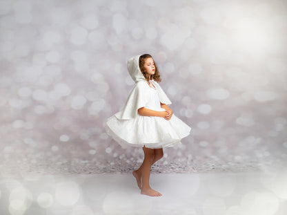 White Shimmering Stage - Sweep Sizes Only