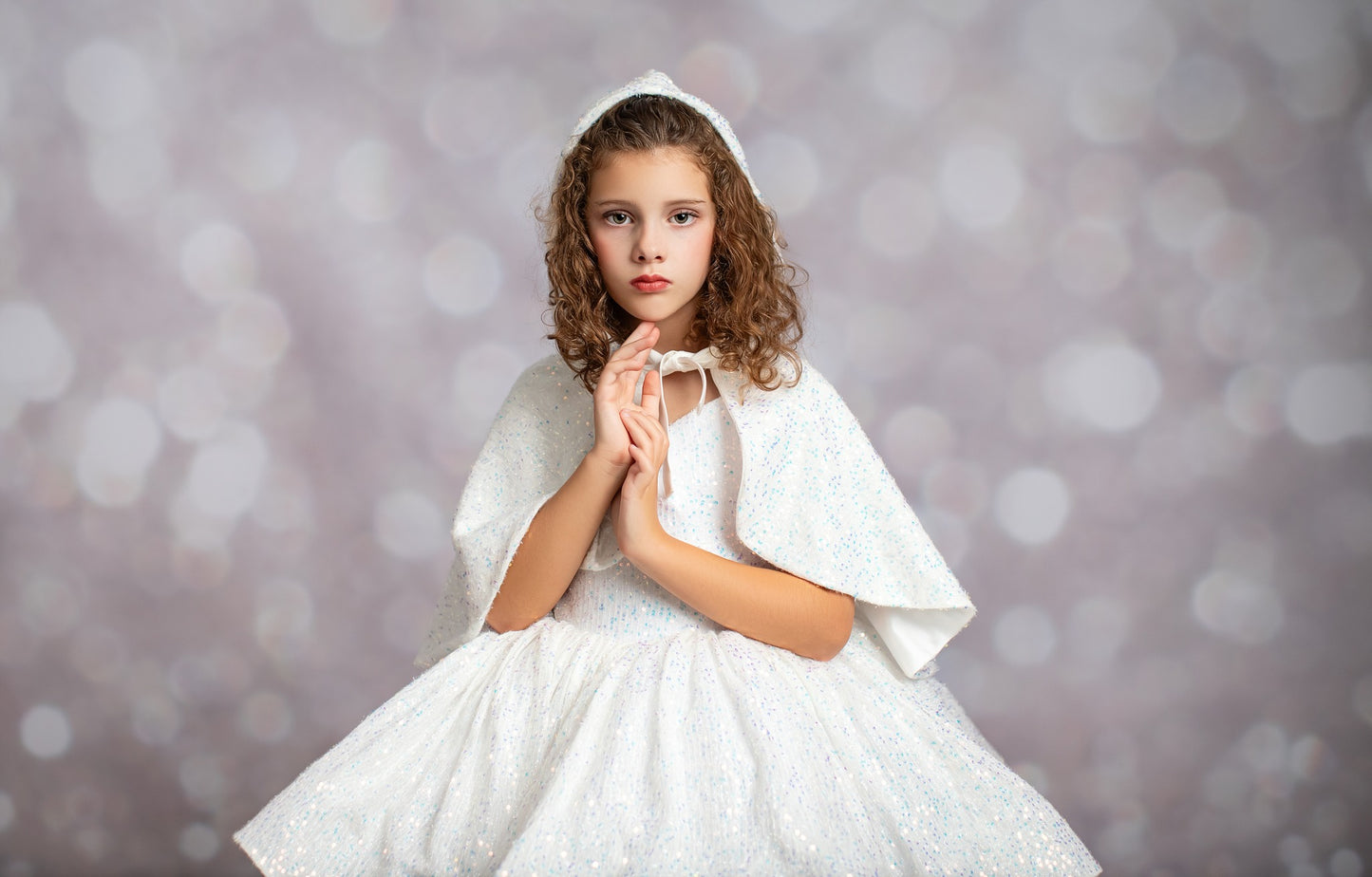 White Shimmering Stage - Sweep Sizes Only