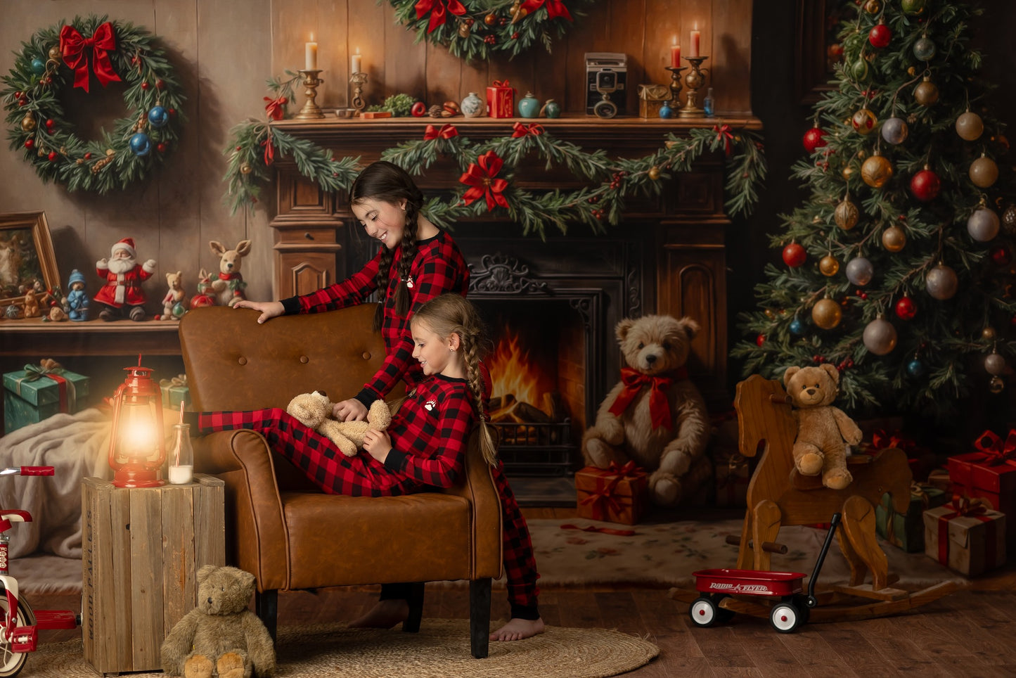 Warm Christmas Corner - With Sweep Option