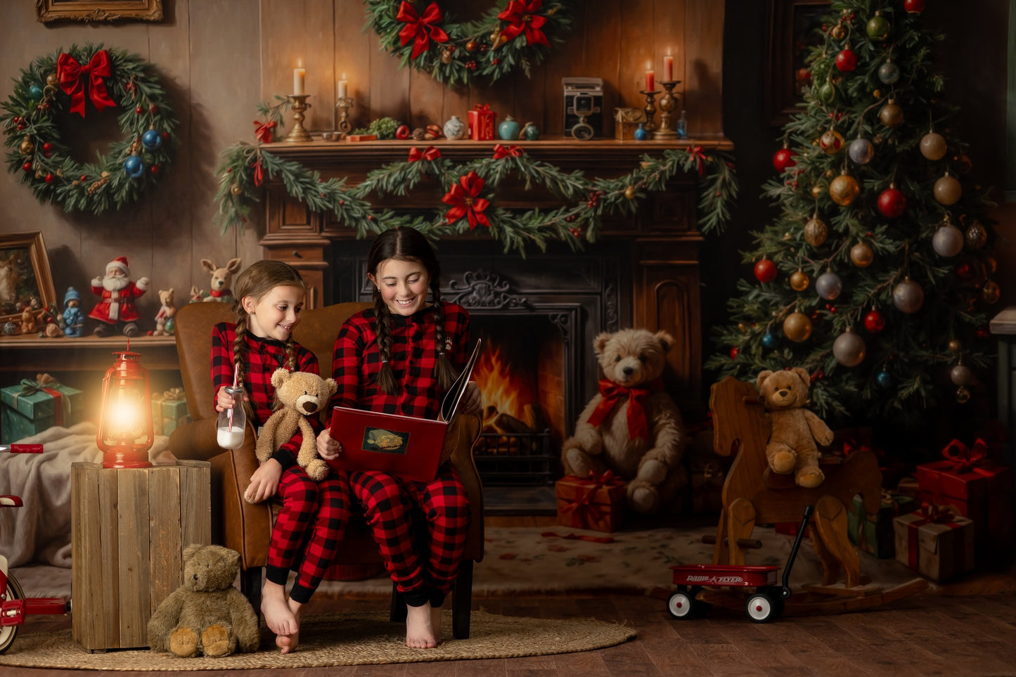 Warm Christmas Corner - With Sweep Option