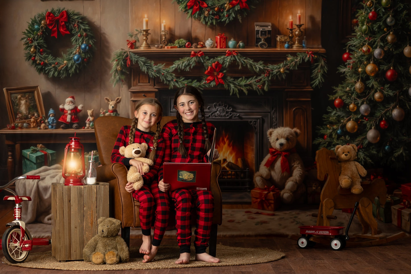 Warm Christmas Corner - With Sweep Option