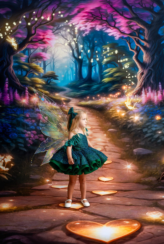 Fairy Valentine Forest - With Sweep Option