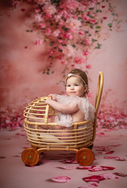 Cascading Rose Canvas - Sweep Sizes Only