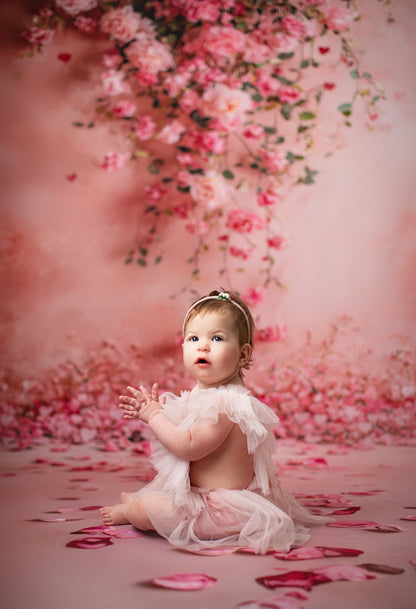 Cascading Rose Canvas - Sweep Sizes Only