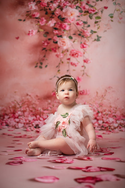 Cascading Rose Canvas - Sweep Sizes Only