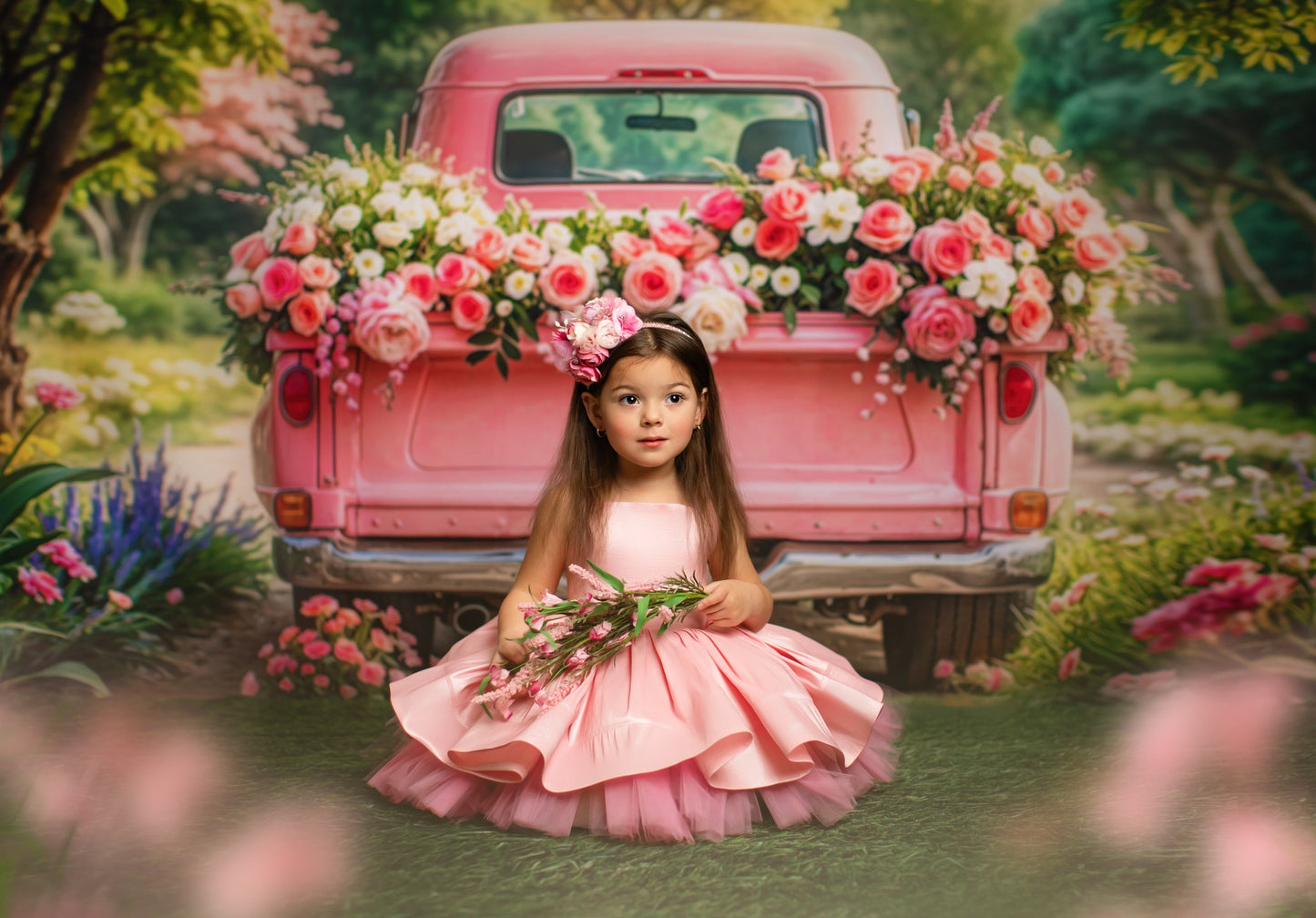 Rosy Little Sweetheart Truck - With Sweep Option