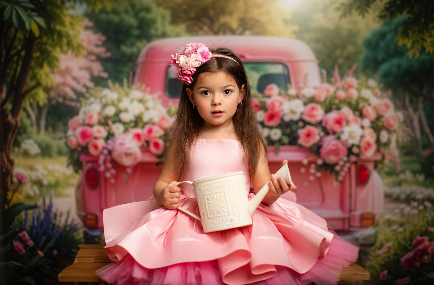 Rosy Little Sweetheart Truck - With Sweep Option