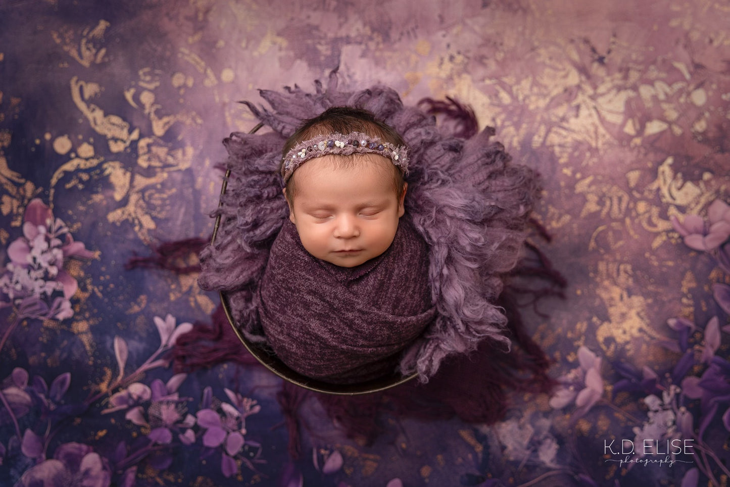 Gilden Floral Plum - Petite