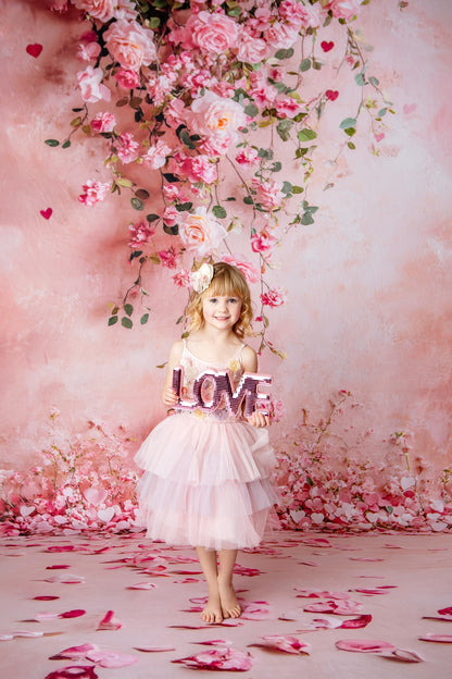 Cascading Rose Canvas - Sweep Sizes Only