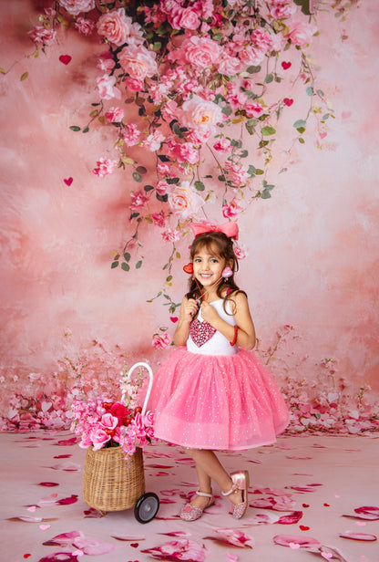 Cascading Rose Canvas - Sweep Sizes Only